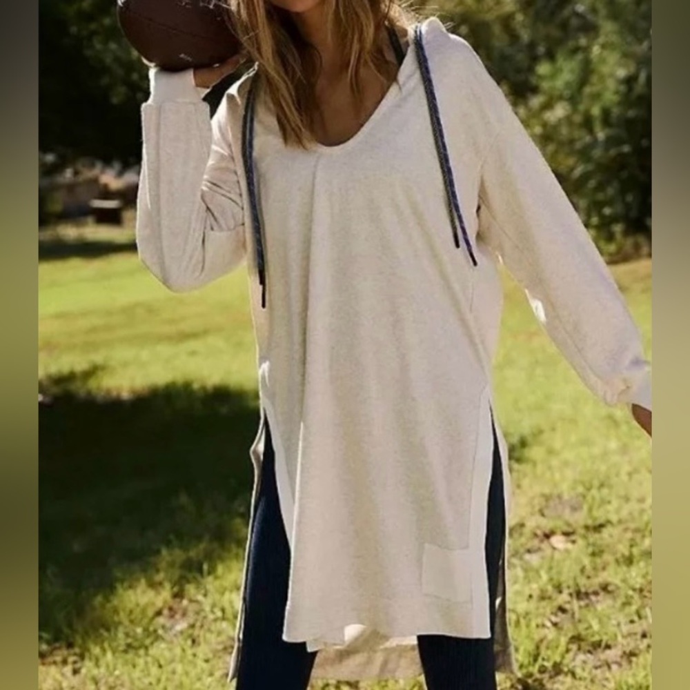 Free People FP Movement Feel Good Layer Long Pullover Hoodie